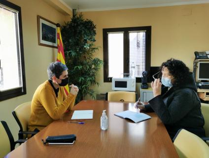 Visita a Duesaigües de la presidenta del Consell Comarcal del Baix Camp.